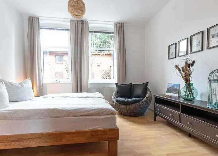 Elbblick Mit Garten Lägenhet